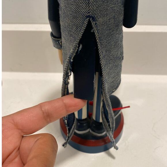 1997 Zims Uncle Sam Collectible Wooden Nutcracker Patriot American July 4 Rare - Picture 9 of 11